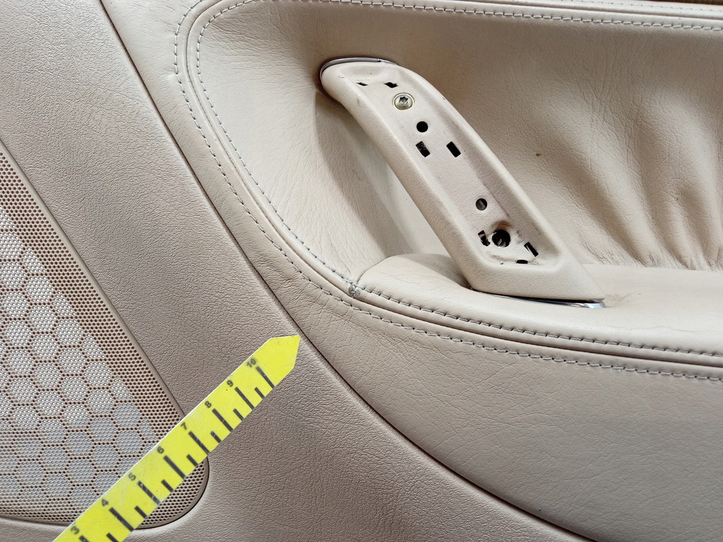 фото №7, Peugeot 607 обивка дверь задняя правая кожа