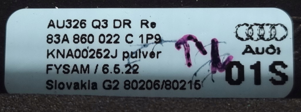 Рейлинги чёрные audi q3 83a 83a860021c 83a860022c 1p9 в Украине