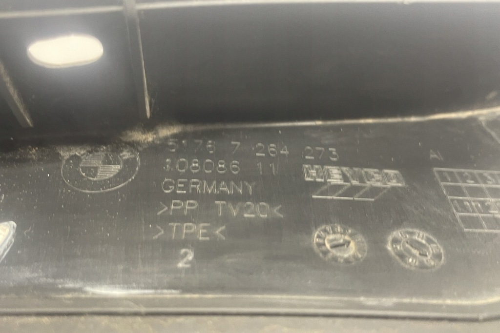 фото №11, Направляющая передний lewego крыла bmw 4 coupe f32, f82 7264273 3.0l