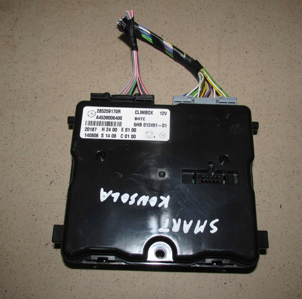 фото №1, Smart forfour 453 модуль блок управления бортовой компьютер climbox 285259170r