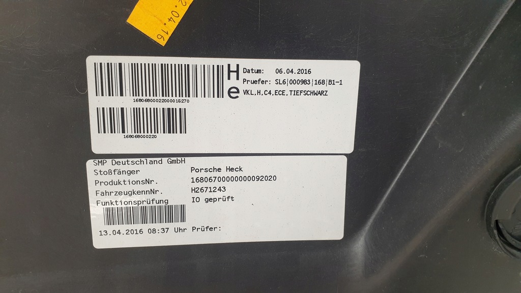 фото №9, Porsche 911 991 targa 4s c4 бампер задня задній