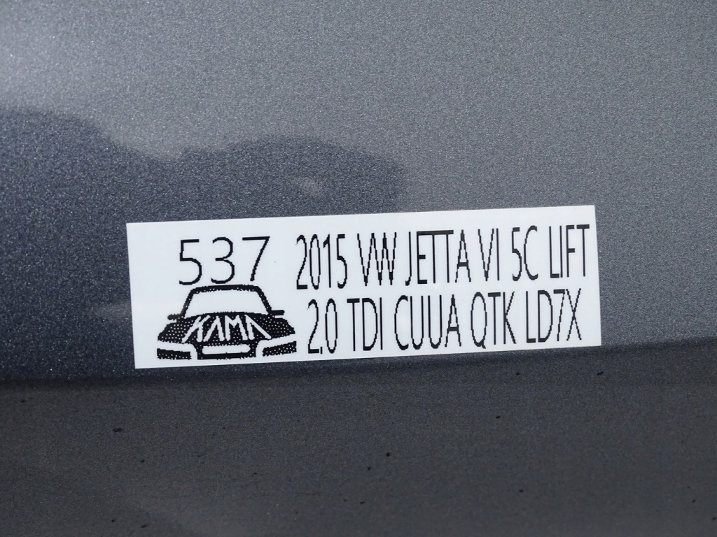 Комплект  бампер перед передній vw jetta vi 5c a6 рестайлінг  2014-2018r szary ld7x Київ