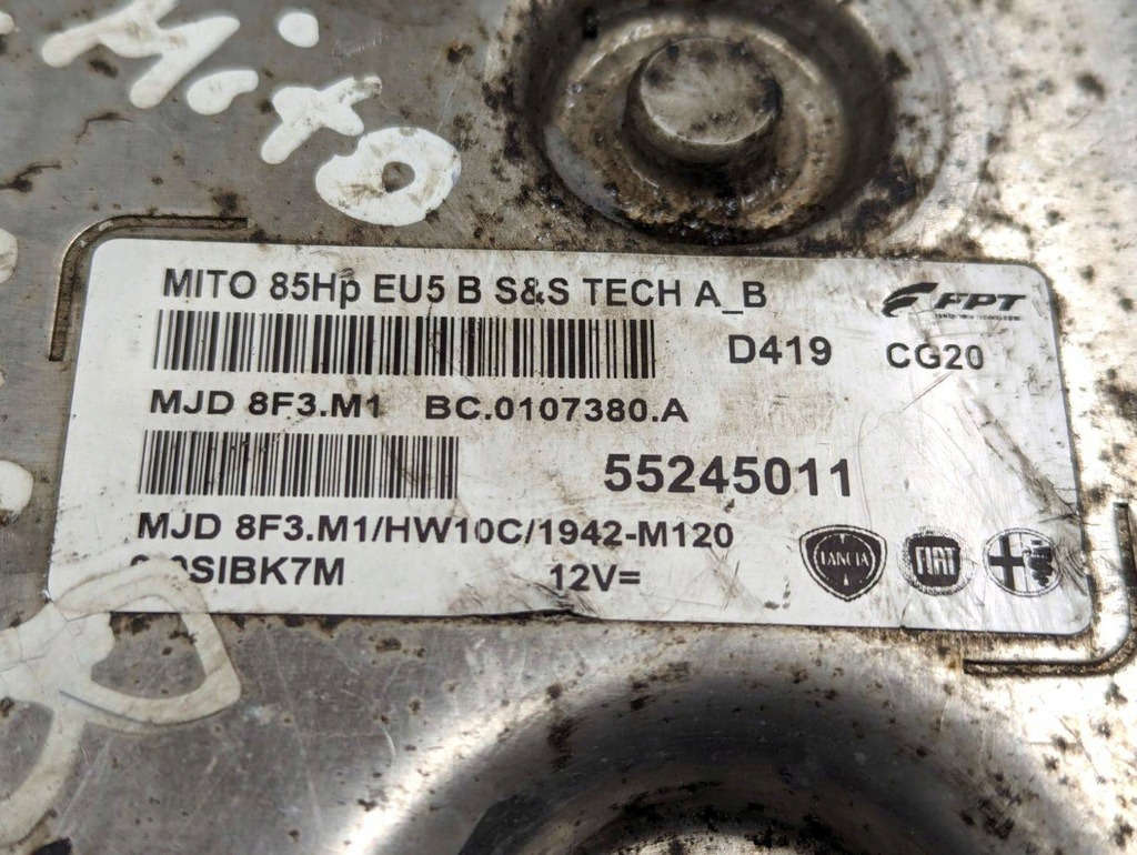 фото №4, Блок управления двигателя alfa romeo mito 955 2013 55245011