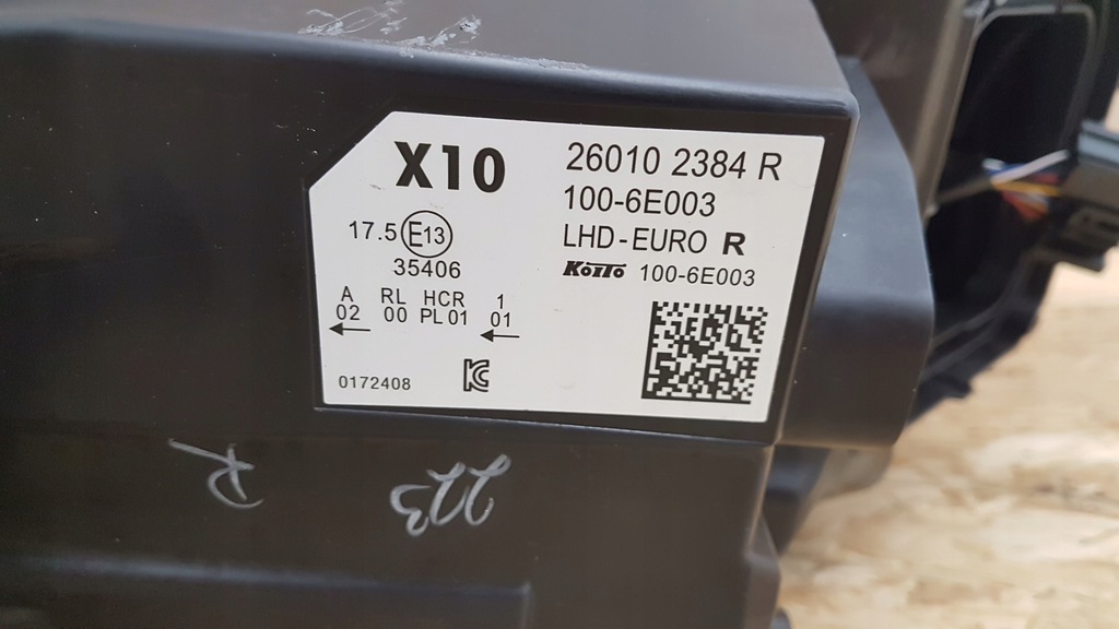 фото №10, Лампа перед права renault zoe ii full led