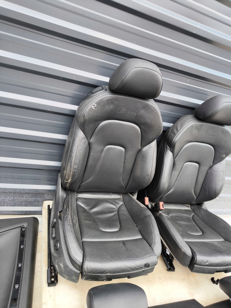 фото №7, Сиденье сиденья audi a5 8t coupe кожа s line bez подогрев комплект 2 !!!