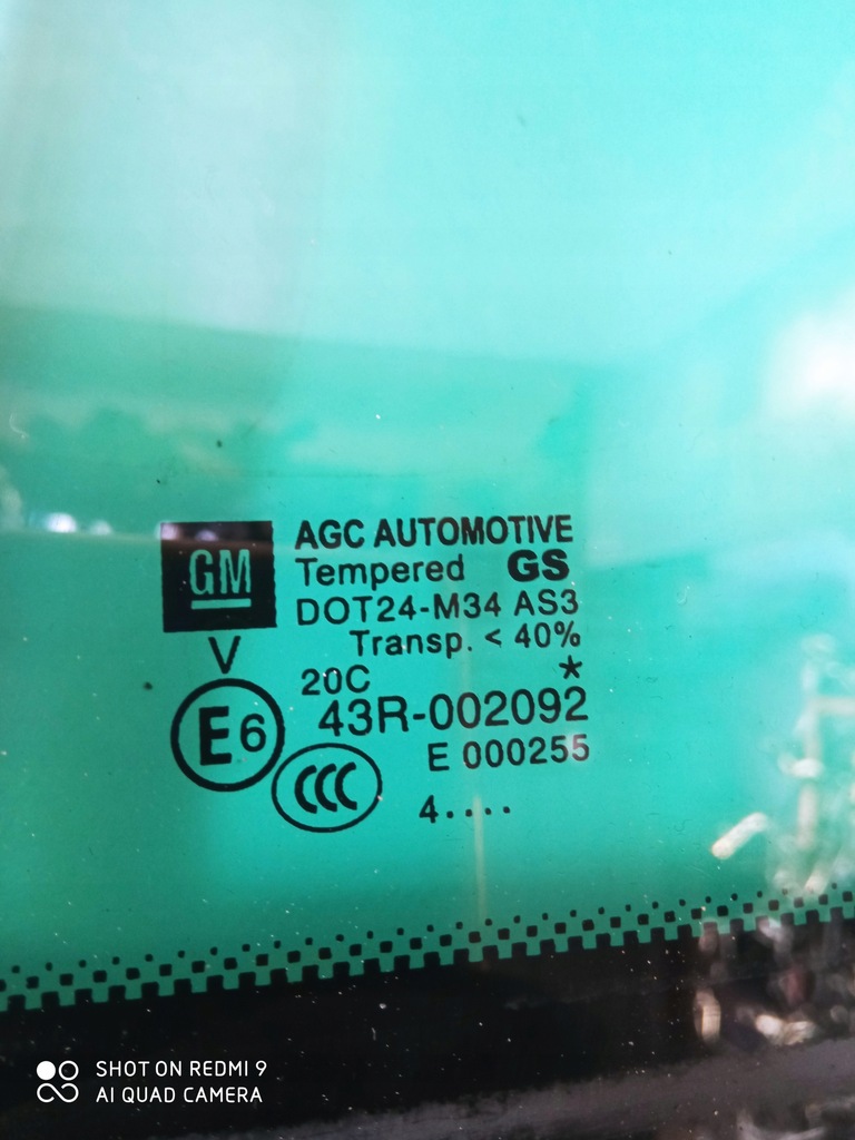 фото №4, Opel zafira c стекло рамка дверь левый задняя