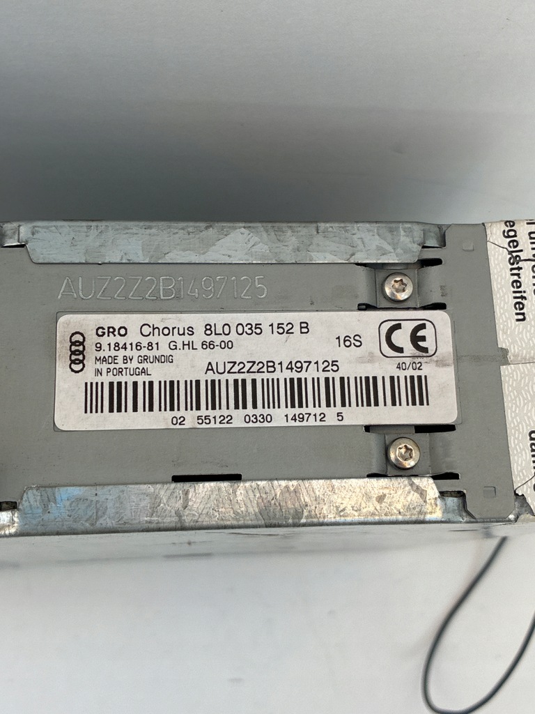 фото №6, Audi a3 8l chorus 8l0035152b радио автомобильные