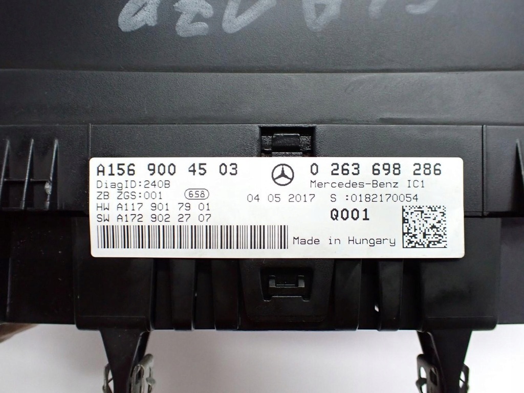 фото №9, Счетчик приборы europa a1569004503 lift mercedes gla i w156 x156 2.0 cgi 17r