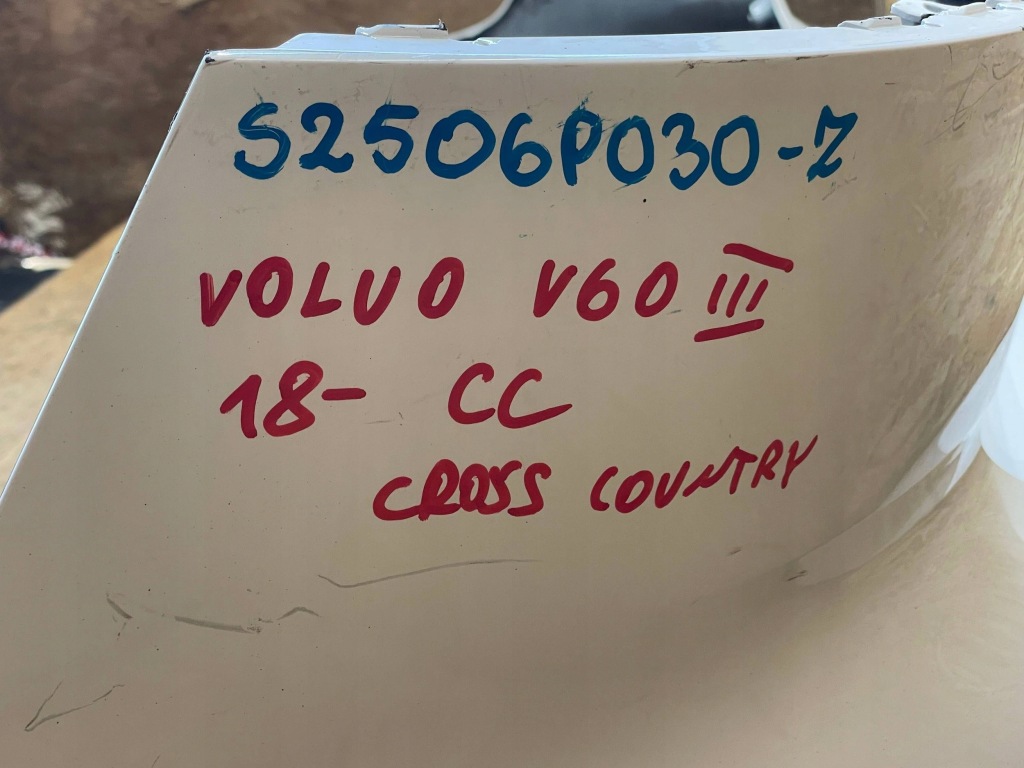 фото №12, Volvo v60 v-60 iii 3 cc cross country 18- бампер задняя задний