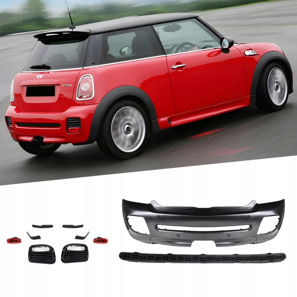 Bodykit mini cooper r56 / r57 / r58 jcw style 2007–2013 бампери + пороги в Україні