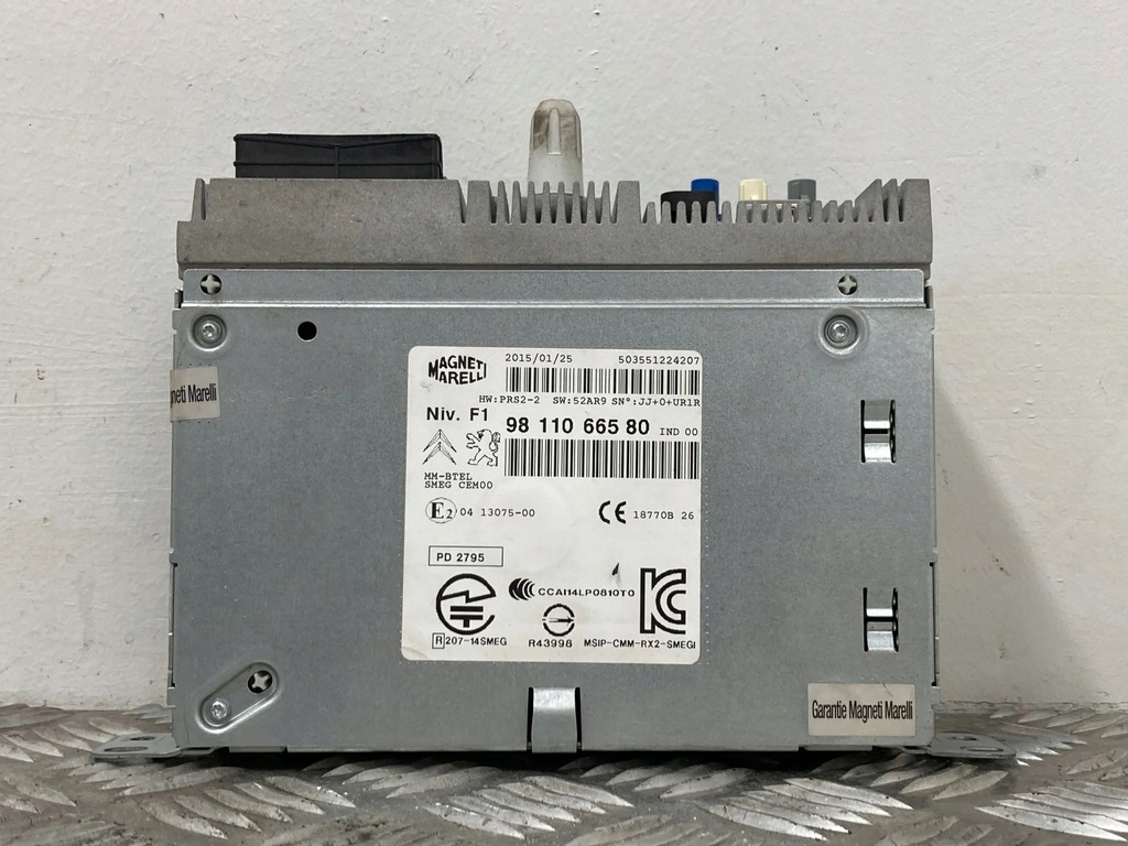 фото №1, Peugeot 208 2015 панель / радіопрогравач cd/dvd/gps