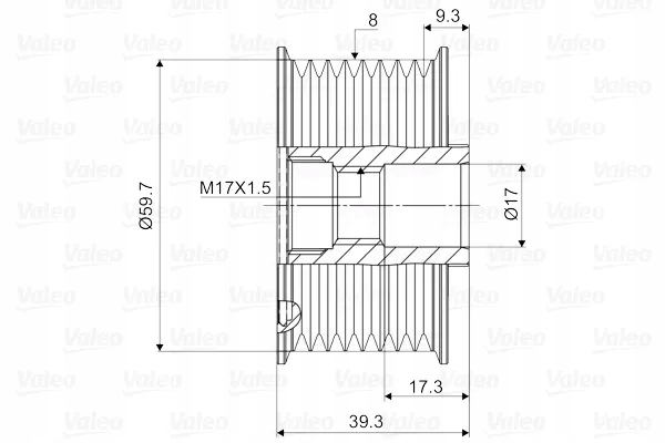 Зчеплення генератора mazda mazda 3, 5, 6, cx 7, mp Київ