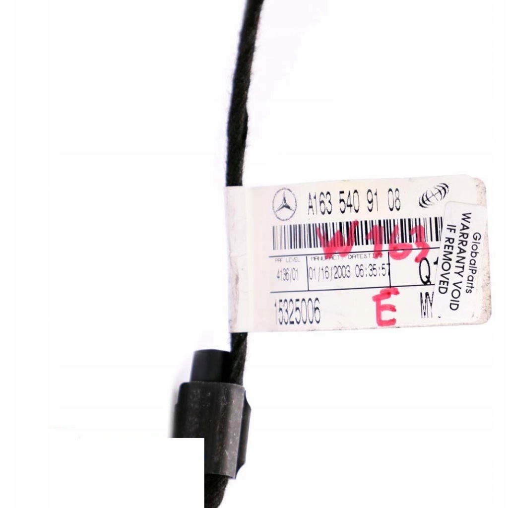 Mercedes ml w163 шланг отопительный задняя стекло Цена