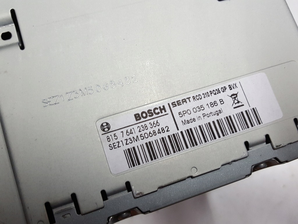 фото №3, Seat leon ii lift 09-12r altea радио cd радиопроигрыватель