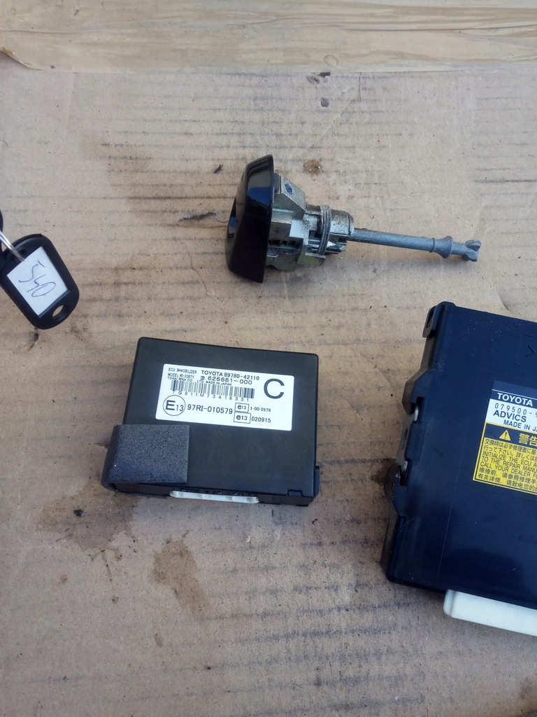 фото №7, Toyota rav4 iii 06-09 2,2 d-4d 136km бортовий комп'ютер набір стартовий вживаний