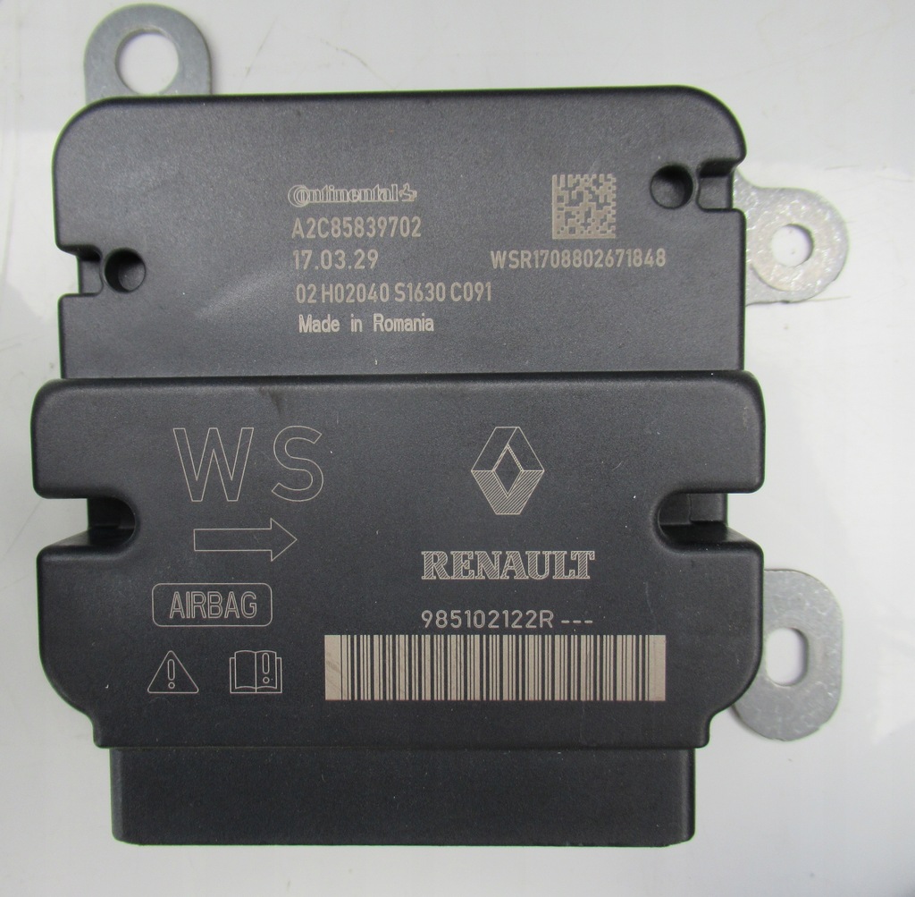 фото №12, Logan ii mcv консоль панель приладів air bag ремені датчик 17r