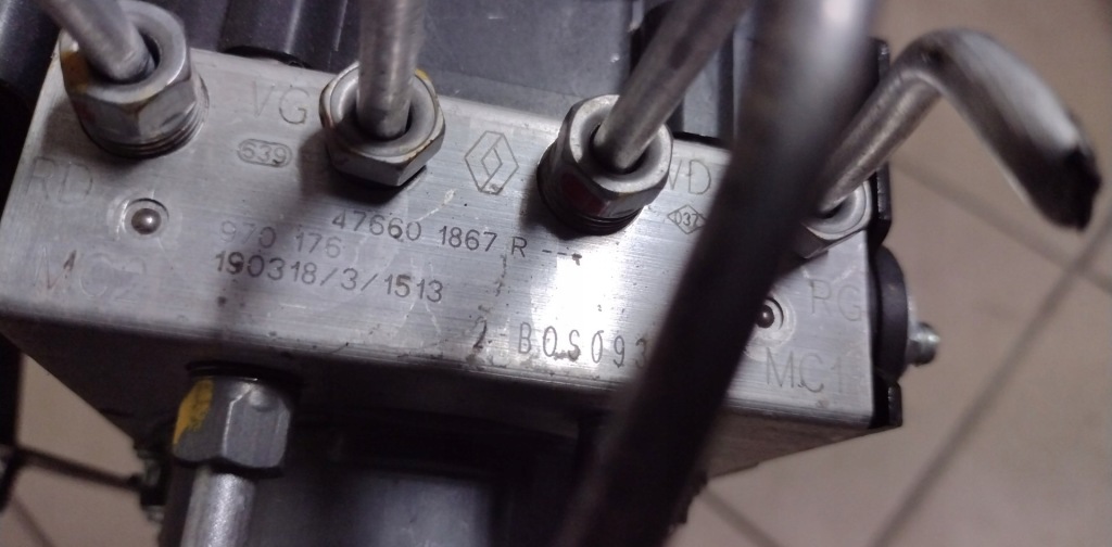 фото №3, Насос блок керування abs renault clio v 476601867r