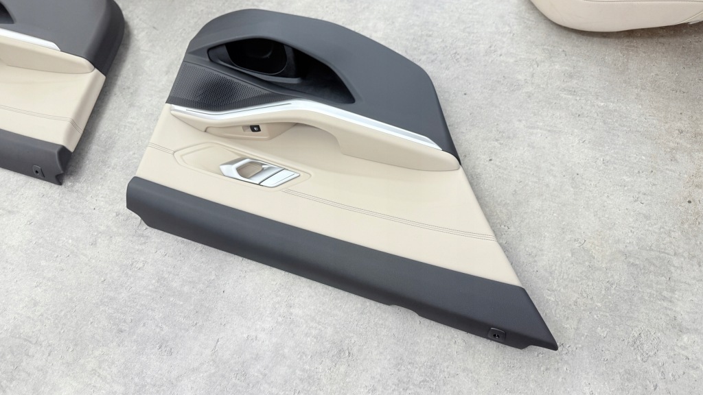 фото №15, Bmw g21 сидіння заднє сидіння обшивки m-pakiet шкіра uk kombi oyster з підігрівом