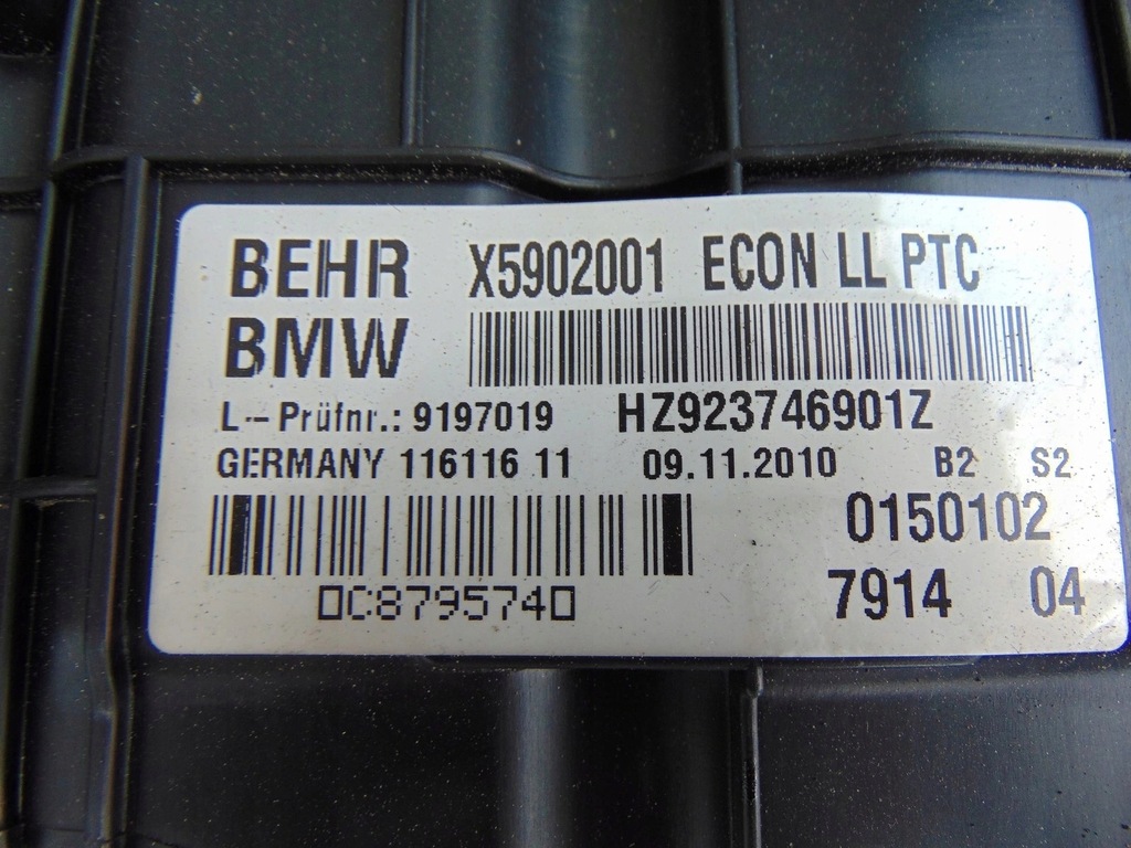 фото №11, Отопитель кондиционера bmw f10 f11 europa