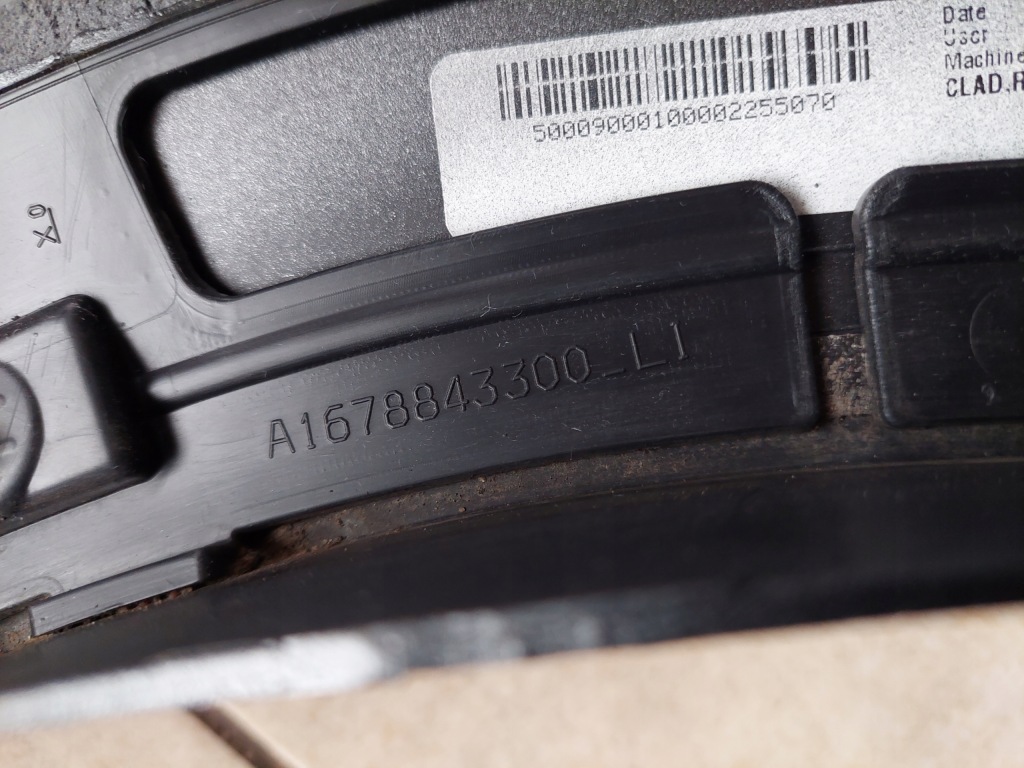 фото №12, Молдинг крыла - левый задняя - mercedes gle w167 - amg