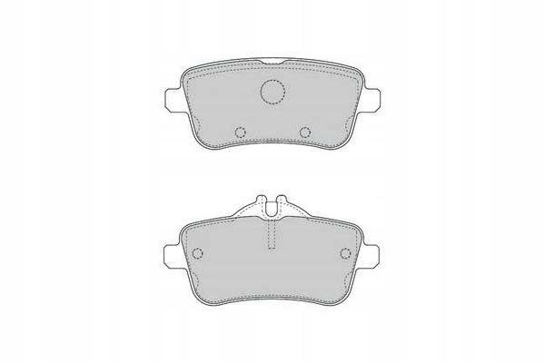 фото №16, Тормозные колодки тормозные задняя mercedes a w176 cla c117 cla shooting brake x117 gl