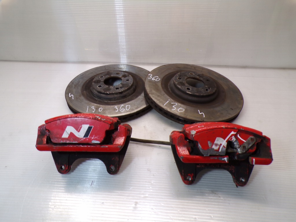 фото №1, Тормозные диски суппорты тормоза перед комплект swap hyundai i30 iii i30n lift 360mm