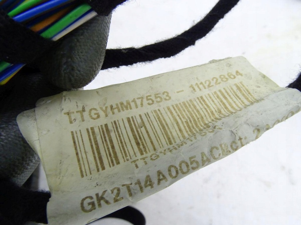 фото №9, Ford transit custom i 12-23 жгут электропроводка дверь задняя #859