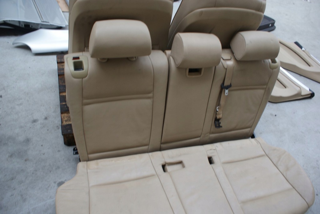 фото №12, Bmw e70 x5 сидіння шкіра заднє сидіння сидіння бежеві сидіння