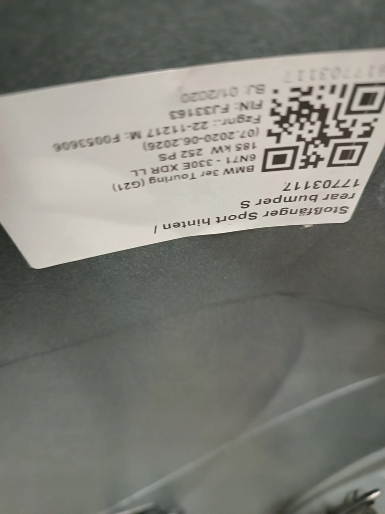 фото №6, Bmw 3 g21 бампер задня kol.a300