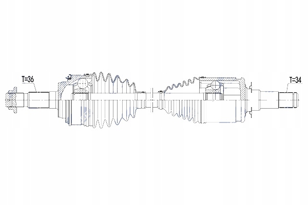 фото №11, Приводной вал приводная toyota land cruiser 200 07- lexus lx570 09- передняя