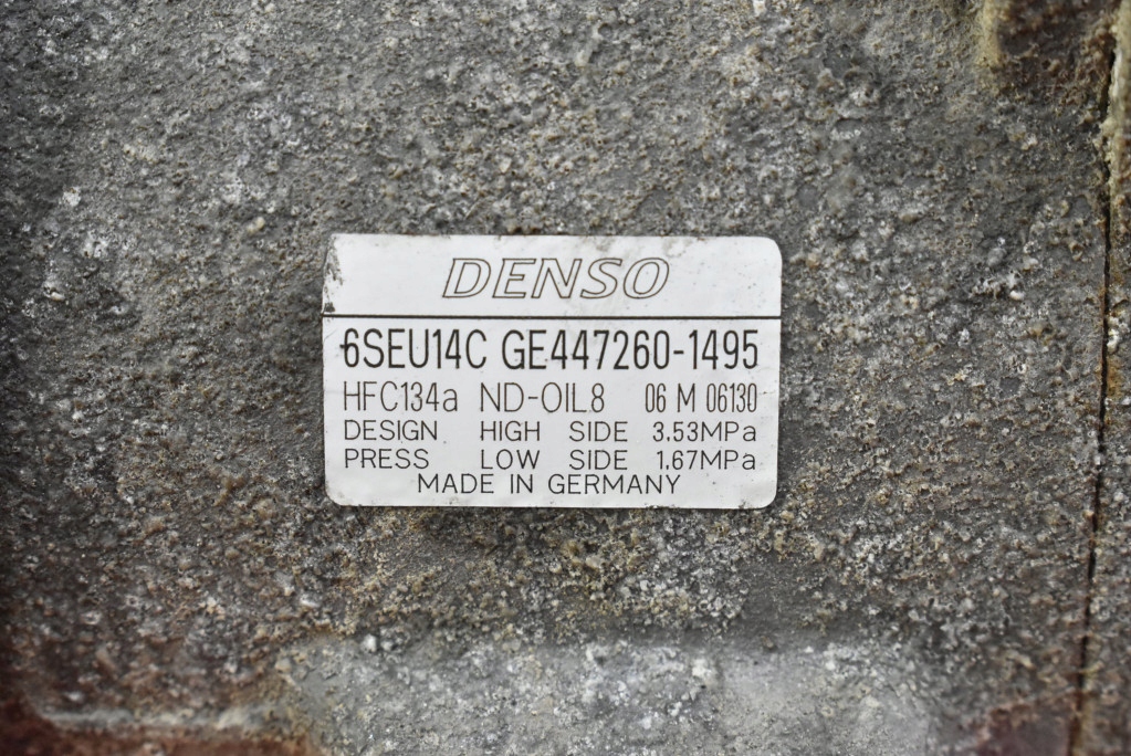 фото №8, Компрессор насос кондиционера ge447260-1495 toyota verso 1 i 1.8 16v 150 km