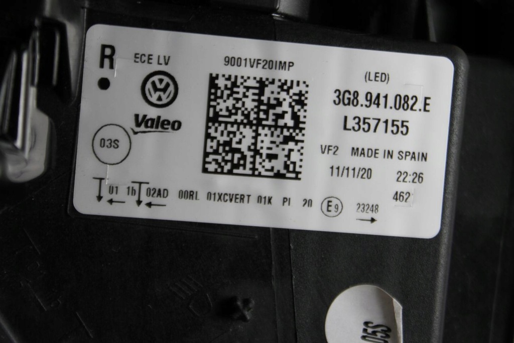 фото №11, Лампа full led vw arteon 3g8941082e