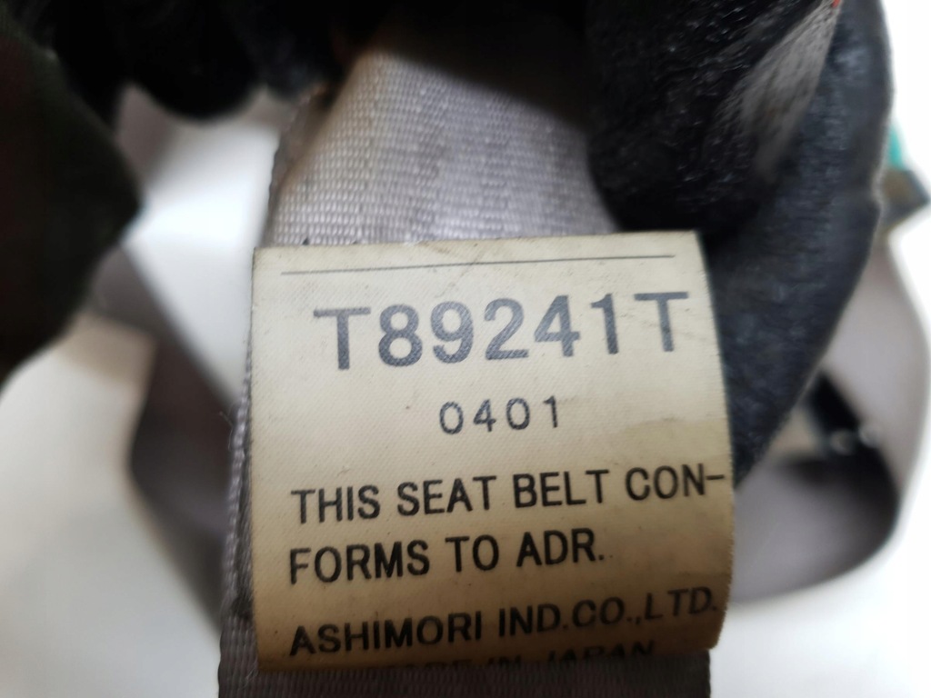 фото №4, Pas безпеки правий перед mazda premacy