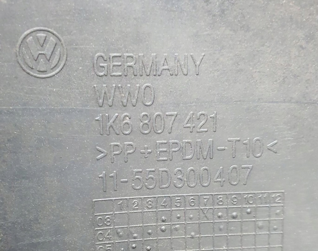 фото №12, Бампер задняя задний lc5f vw golf v 1k6807421