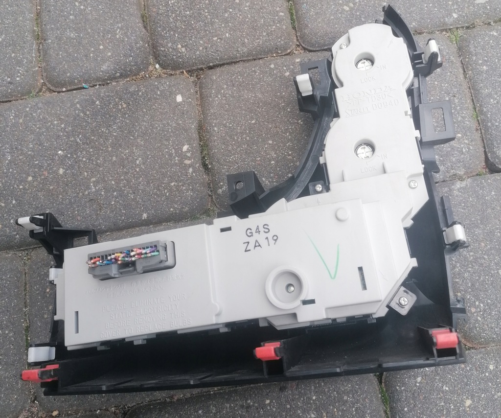 фото №8, Панель кондиционера консоль обдув ручки управление honda jazz iii 2008-