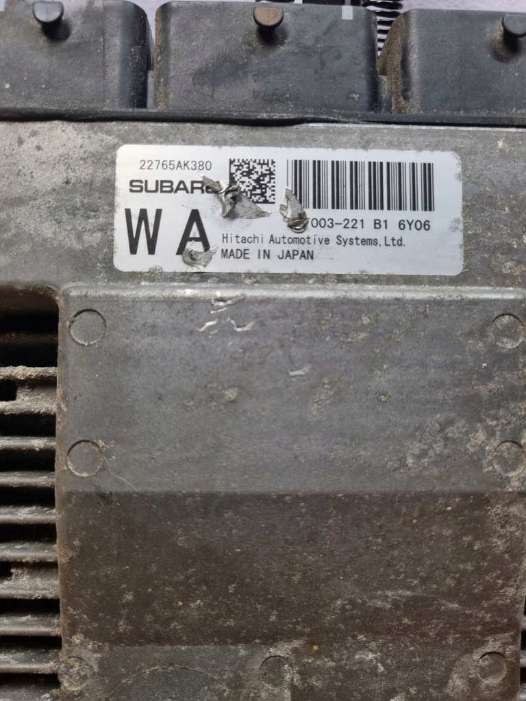 фото №5, Subaru impreza wrx 2017r блок керування бортовий комп'ютер двигуна 2.0 22765ak380