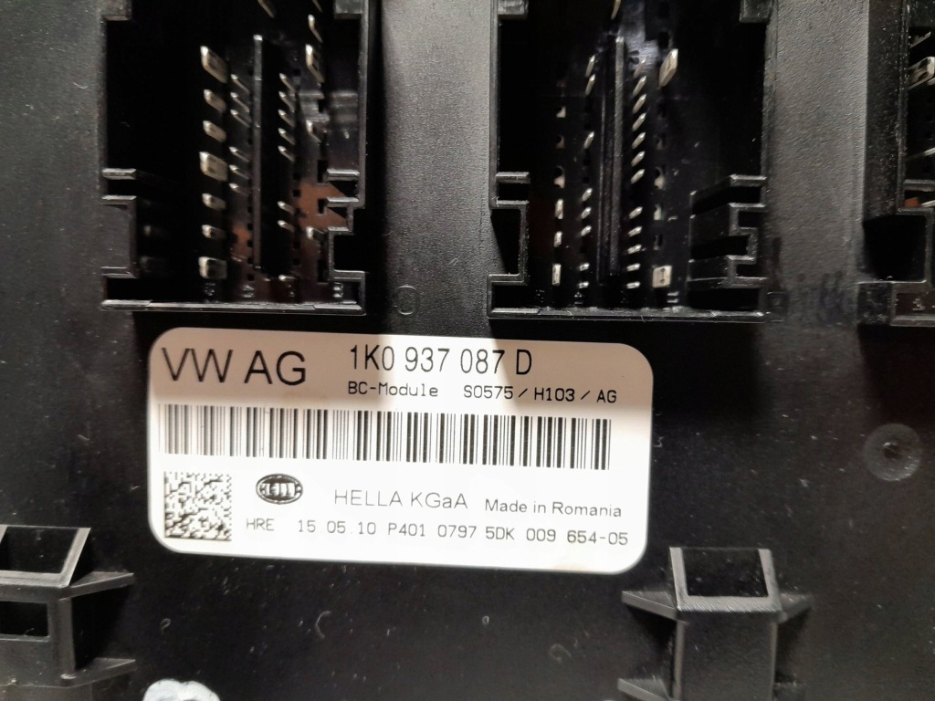 фото №6, Skoda octavia ii модуль блок управления комфорта 1k0937087d