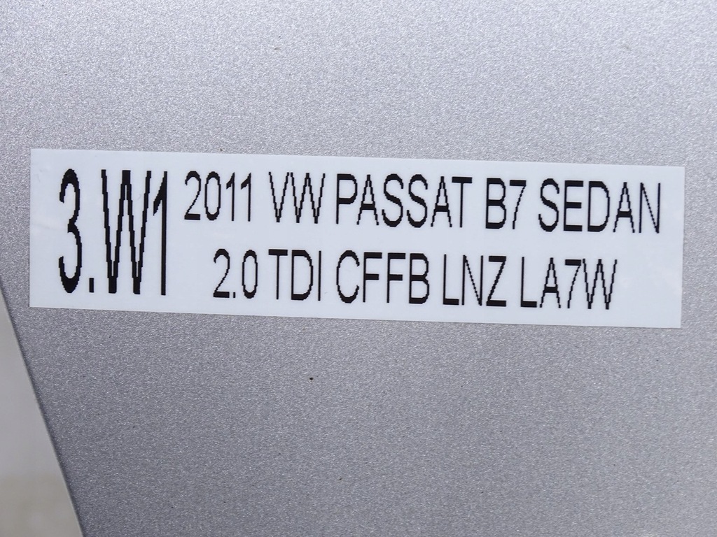 фото №14, Кришка багажника багажника задня задня vw passat b7 sedan la7w