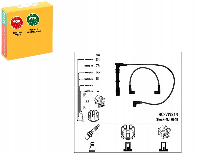 фото №1, Провода зажигания ngk 037905409b n10052906