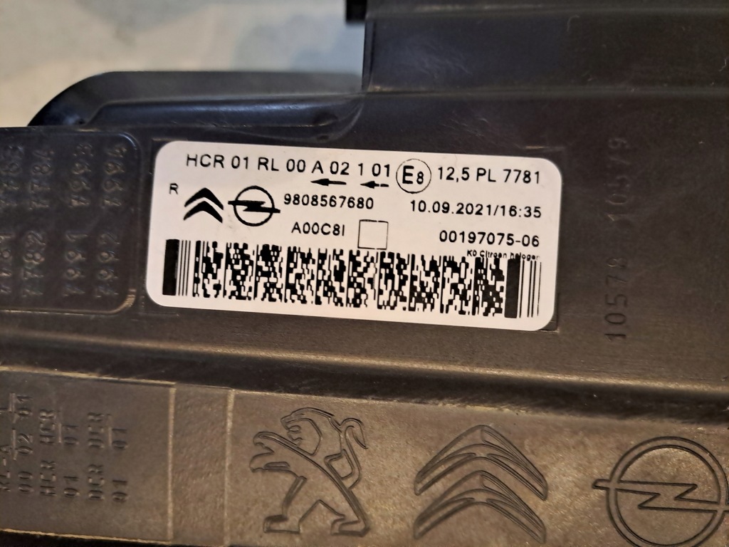 фото №5, Opel vivaro 3 лампа левая правая перед