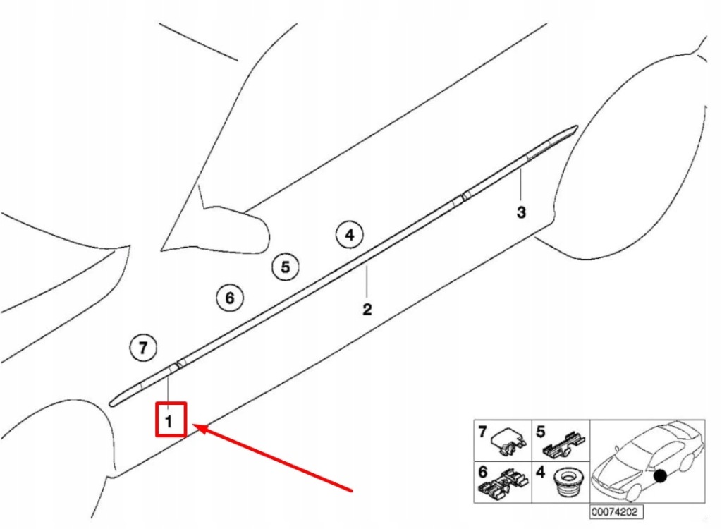Bmw 3 e46 передний правый молдинг nadbłotnika 51138238876 8238876 oem Киев
