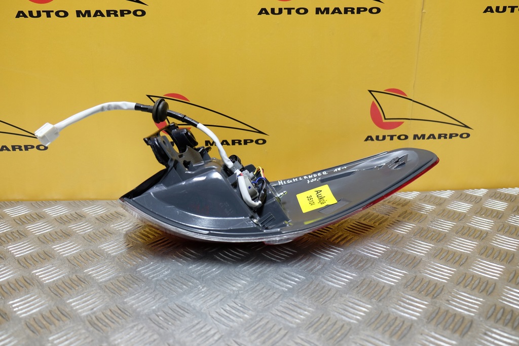 фото №11, Toyota highlander 2018- лампа задняя задняя левая usa