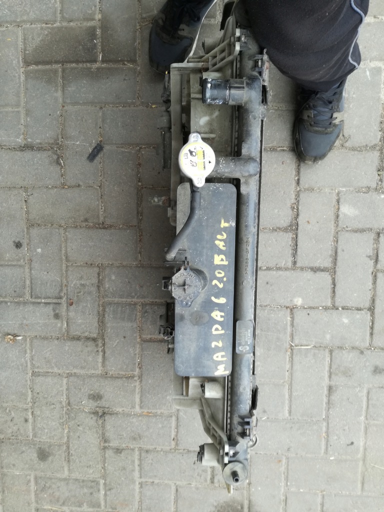 фото №4, Mazda 6 gg 03-06r радиатор вентиляторы 2.0automat