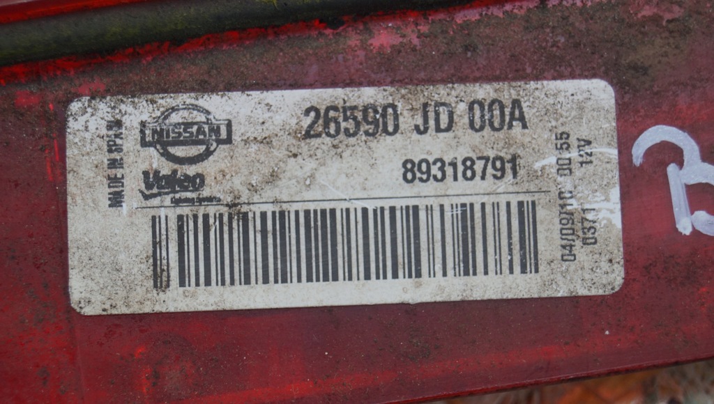 фото №9, Світло стоп nissan qashqai j10 26590jd00a