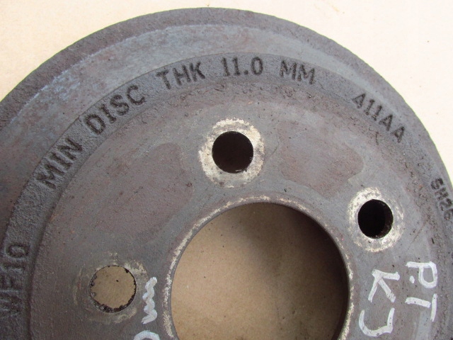 фото №7, Cherokee liberty kj lift 2005-2008r 2.8 3.7 диск тормозная задняя комплект