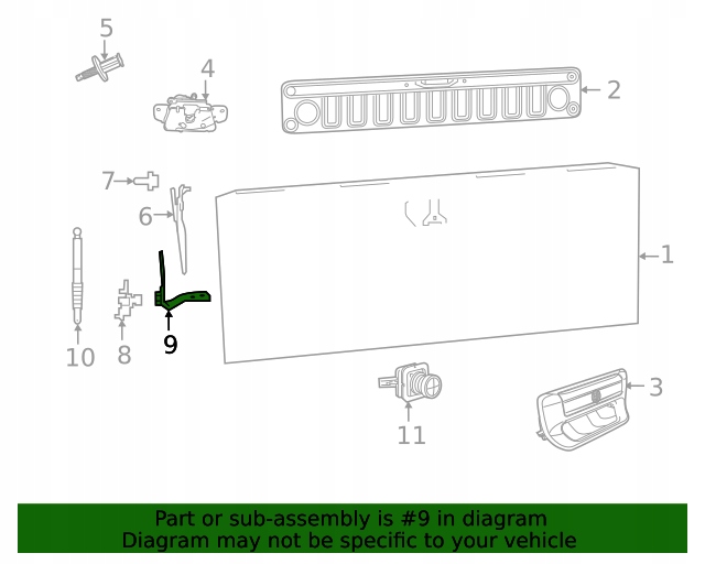фото №4, Петлі кришки кузов dodge ram 1500 2019 комплект