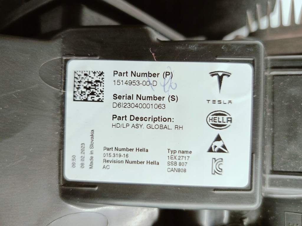 фото №15, Tesla model 3 m3 lift y my 20- лампа права перед full led eu 1514953-00-d