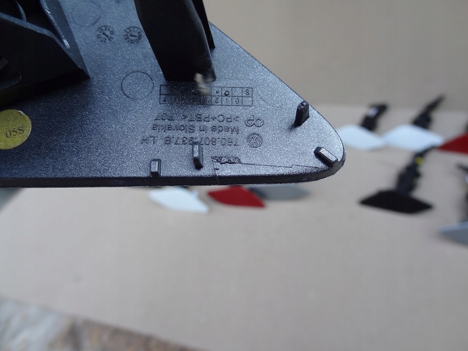 фото №5, Лівий правий омивач лампи перед 760807937b 760807938b vw touareg iii