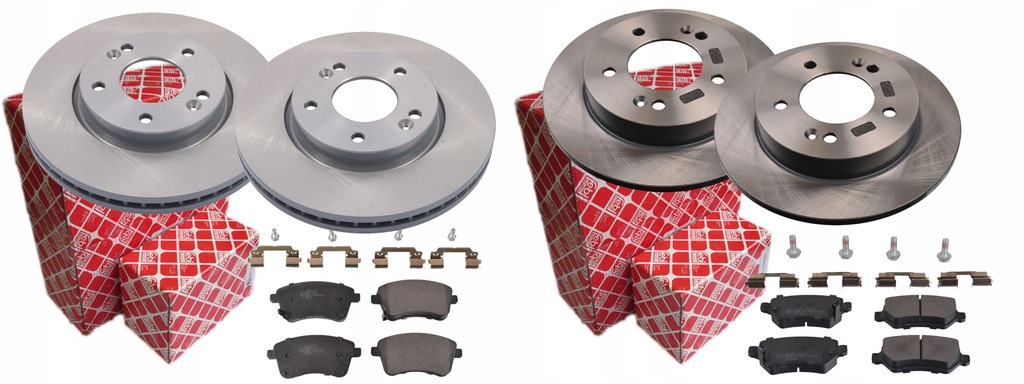 фото №1, Тормозные диски тормозные колодки febi p+t kia venga