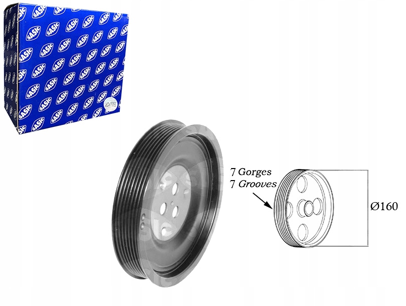 фото №1, Шків колінчастого вала колінчастого ford ranger transit transit v363 land